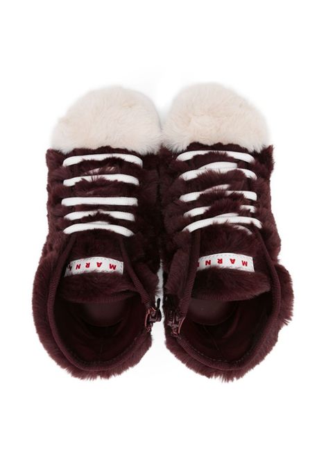 Sneakers in pelliccia sintetica MARNI KIDS | 820353